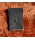 Porte carte en cuir Taupe rectangulaire fabriqué en France