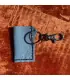 Blue and leather lighter case