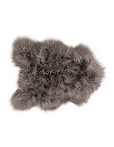 Stone peau véritable cuir et véritable peau de mouton déco