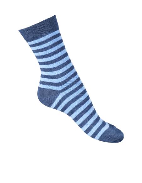 Damen gestreifte luxuriöse Baumwolle Socken