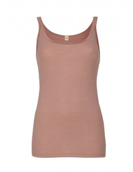 Caraco femme bretelles fines pure laine mérinos