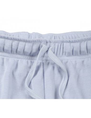 Pyjama short en laine et soie bio bleu ciel