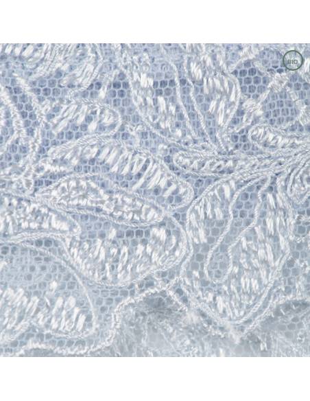 Pyjama short en laine et soie bio bleu ciel