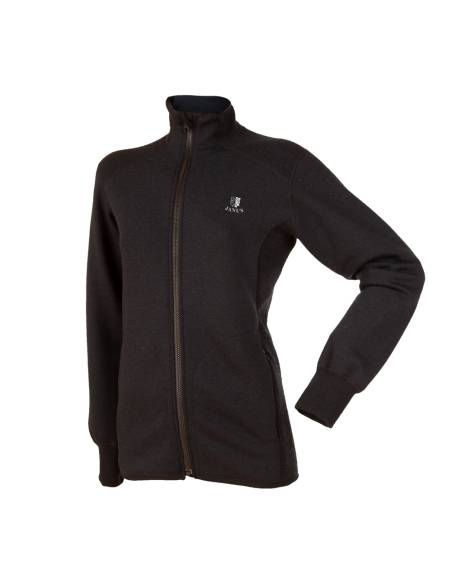 Veste sport femme en laine mérinos fuschia ou gris