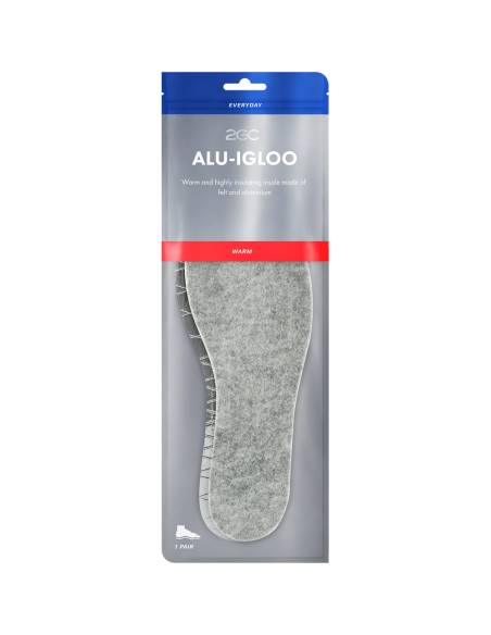 semelles grand froid aluminium et feutre de laine fines et chaudes: ideal chaussures de ville