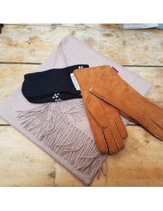 Lambskin leather Aviator Gloves