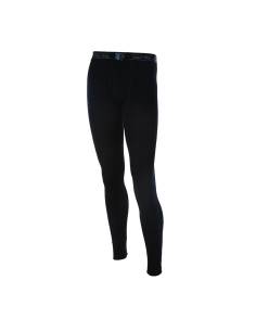 Caleçon homme avec braguette en pure laine mérinos noir