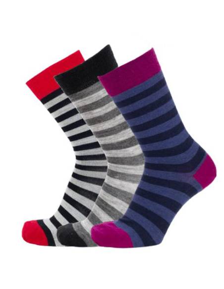 copy of Socks wool city woman extra fine striped or plain
