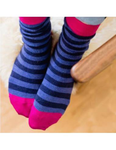 copy of Socks wool city woman extra fine striped or plain