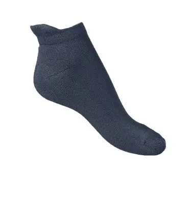 Black cotton socks with Maintenance tab