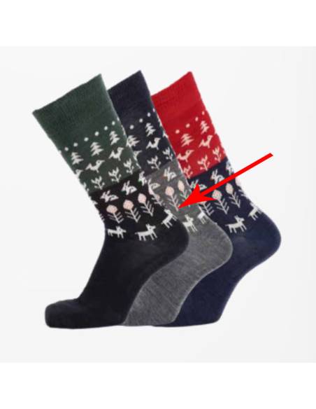 Women's merino wool socks jacquard Bengt & Lotta