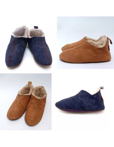 Chaussons nordiques en peau d'agneau Harry