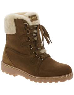Women's snow boot hydro repellent natural York leather upper Olang Meribel