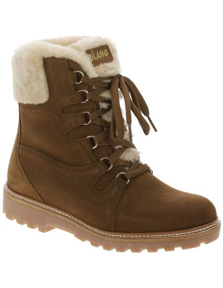 Botas caliente de nieve de piel de cordero- Olang Meribel