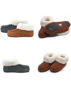 Nordic  slippers in guenuine lambskin