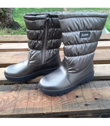 Women's snow boot hydro repellent natural York leather upper OC System
