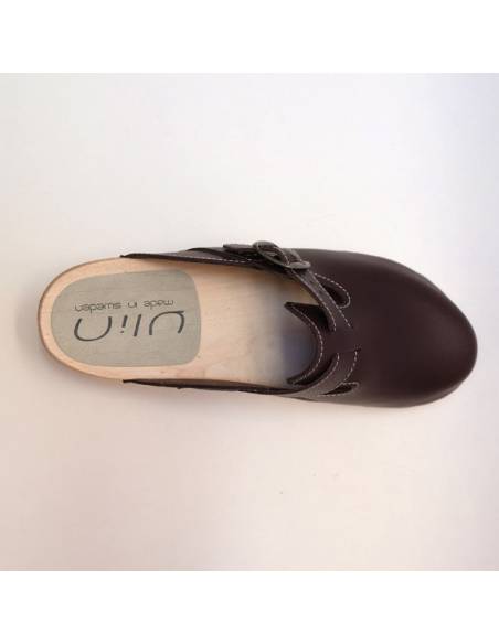 Swedish clogs with articuled wooden and rubber Sole