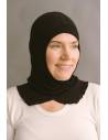 cagoule laine et soie noire fine chaude Balaclava