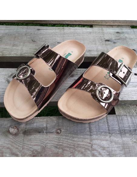 Bionatura Damen Sandalen schwarz oder mandarino leder 12 A 456