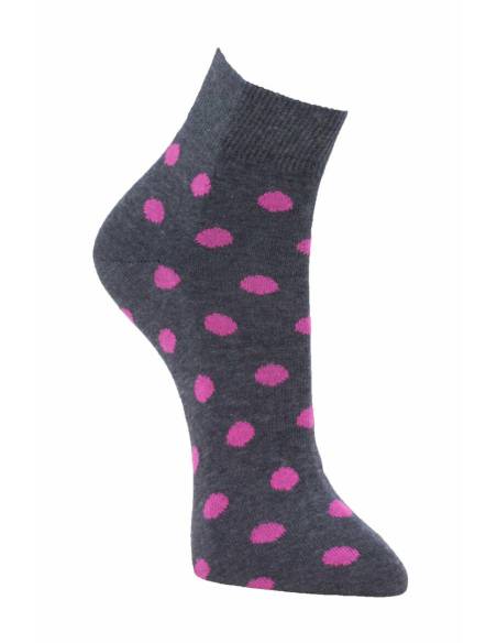 Chaussettes  à pois en coton pour femme 