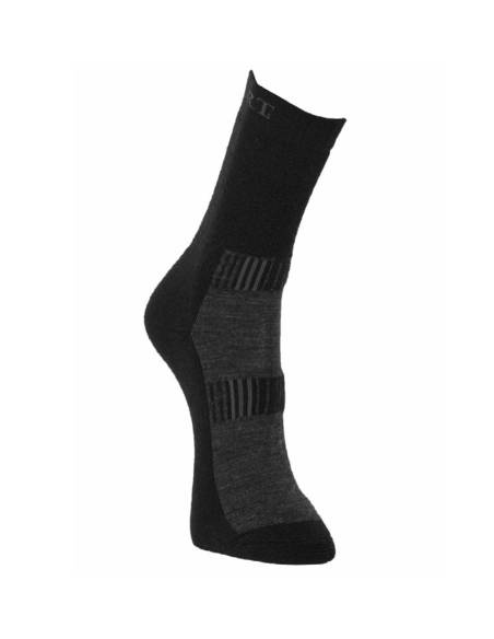 Chaussettes courte de ski Design noir et gris broderie sport 