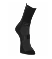 Nordic design wool socks fuchsia and black