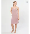 Camison de mujer en lana y seda rosa