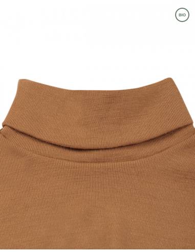 Pull fin col roulé pure laine mérinos femme 