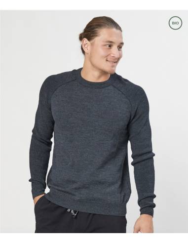 Submariner Rib Roll Neck Sweater for men in pure new wool