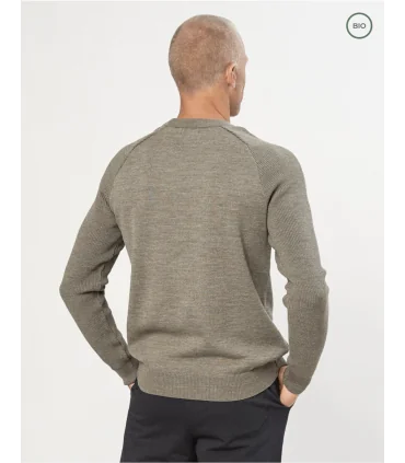 Submariner Rib Roll Neck Sweater for men in pure new wool