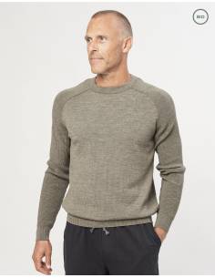 Submariner Rib Roll Neck Sweater for men in pure new wool
