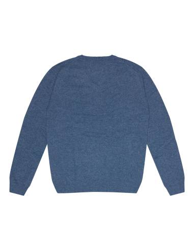 Pull fin Homme col V pure laine d'agneau