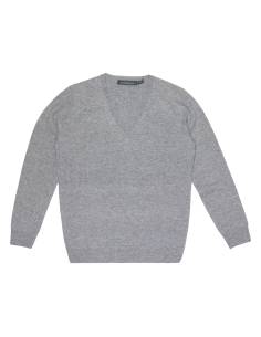 Women's fine V-neck sweater in pure merino wool special offer 2