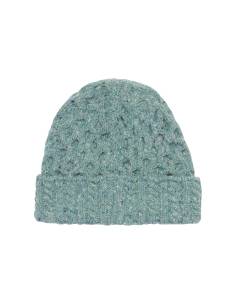 Mujer gorro de lana y cachemire grande puntos 2