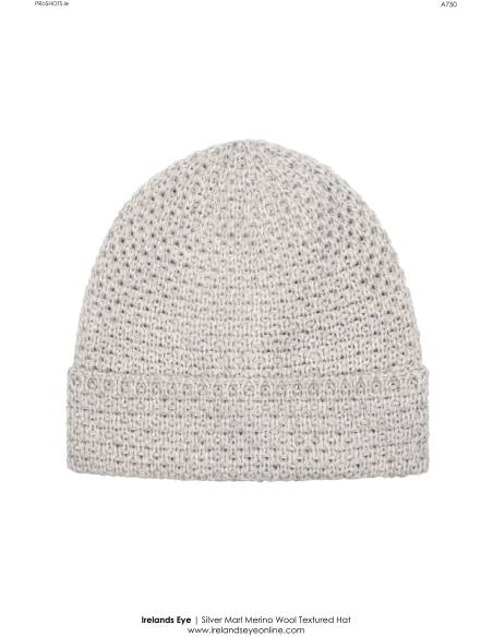 Bonnet en pure laine mérinos a cotes 