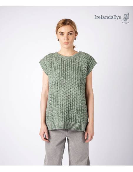 Pull  ras col montant cheminée vert ou rouge triocolor en laine tricoté