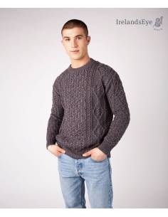 Half zip Sweater for men in pure new wool 2
