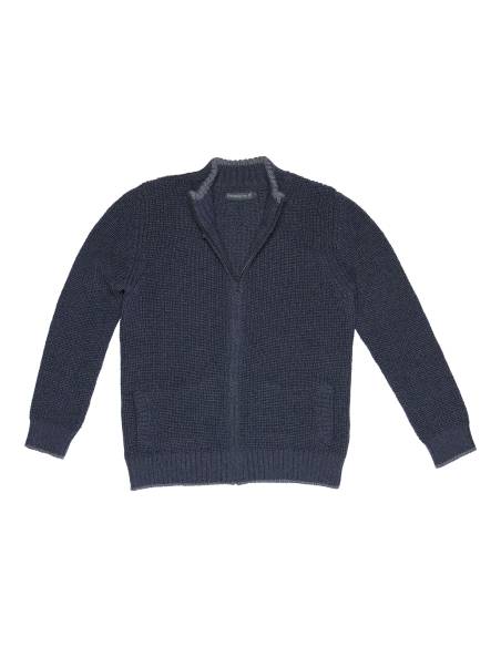 Nordic crew neck jumper with coloured piping