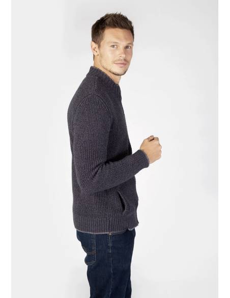 Nordic crew neck jumper with coloured piping