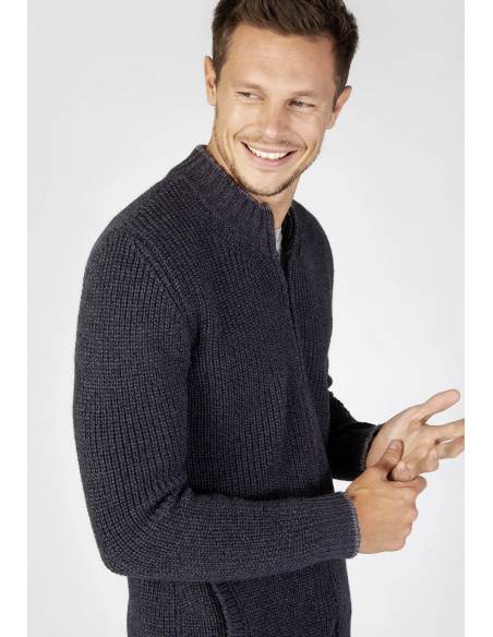 Nordic crew neck jumper with coloured piping