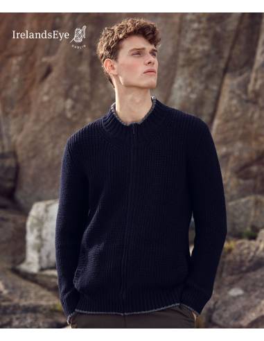 Nordic crew neck jumper with coloured piping
