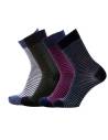 Chaussettes laine fines rayées  pour Homme