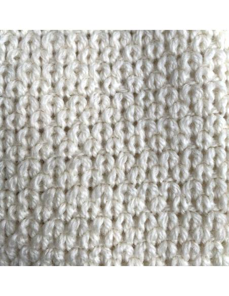 Pure merino wool hat with honeycomb sides for men and women
