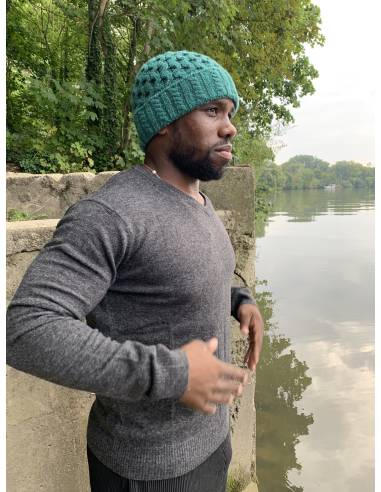 Damen Wolle und Kashmir Strickmütze