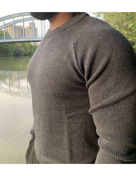 Jersey Submariner para hombre en pura lana virgen