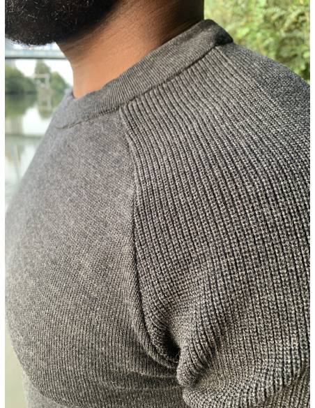 High-Neck-Pullover für Herren aus reiner Schurwolle