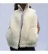 sleeveless ZIP jacket pure wool men or women - Ideal thermotherapy