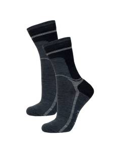 City and leisure PACK duo of 2 pairs of women's warm wool socks