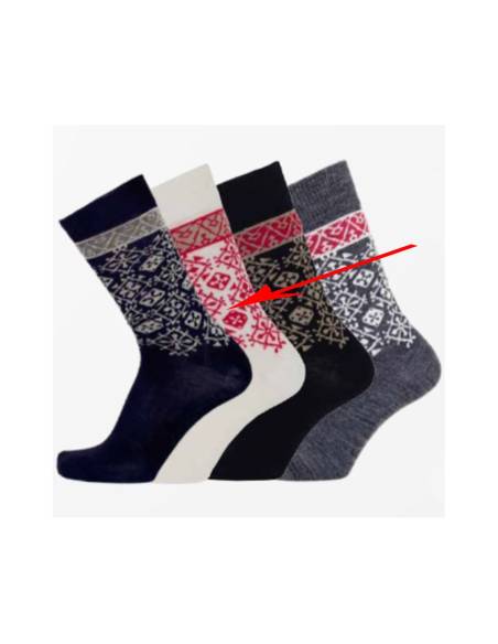 Chaussettes créateurs laine mérinos fantaisie