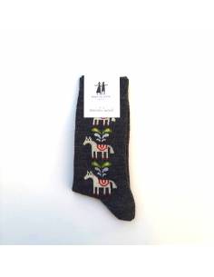 Lazo de lana calcetines mujeres 2